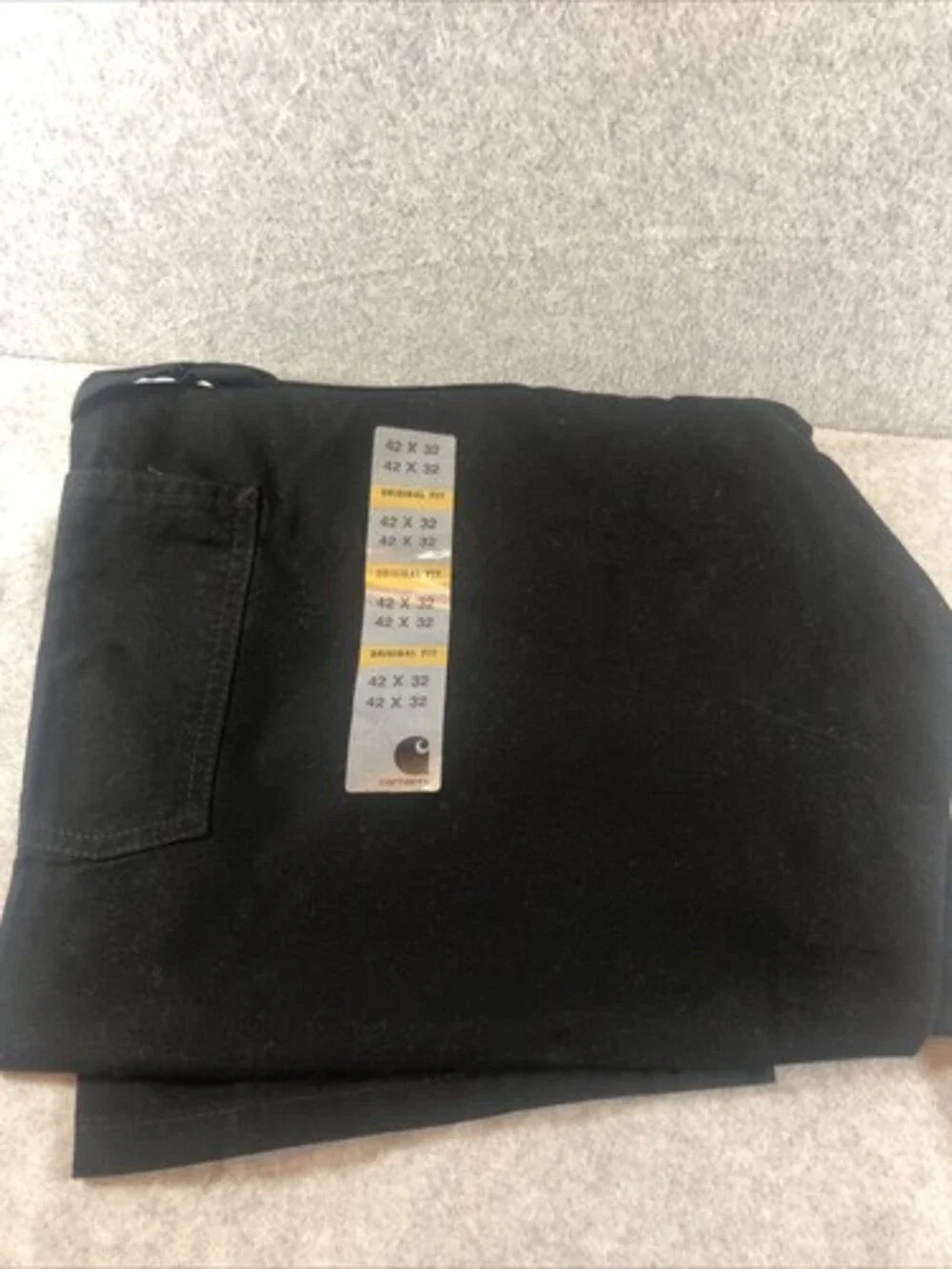 CARHARTT  LOOSE FIT Black   WORK DUNGAREES
